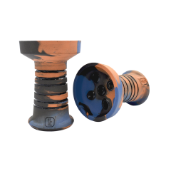 Глиняна чаша Lavart Spectra Oranight (помаранчевий із синім)