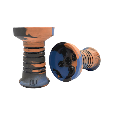 Глиняна чаша Lavart Spectra Oranight (помаранчевий із синім)