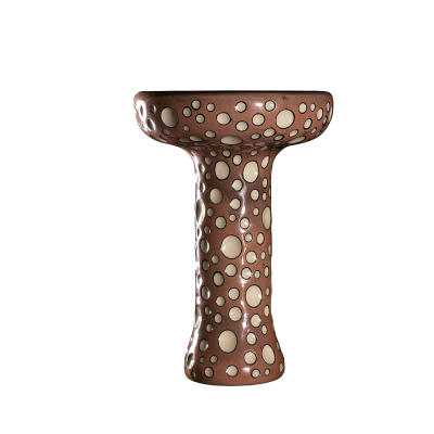 Глиняна чаша Etna Phunnel Dot Coral (Помаранчевий)