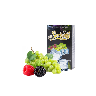 Тютюн Serbetli Ice Grape Berry (Крижана Ягода Виноград, 50 г)