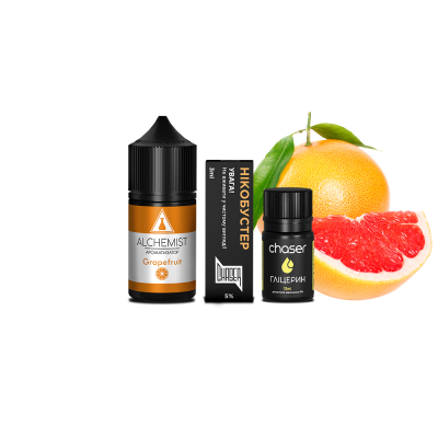 Набор для самозамеса Alchemist Salt Grapefruit (Грейпфрут, 50 мг, 30 мл)