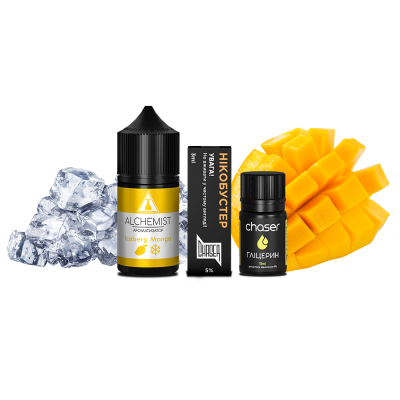 Набір для самозамішування Alchemist Salt Iceberg Mango (Манго Лід, 50 мг, 30 мл)