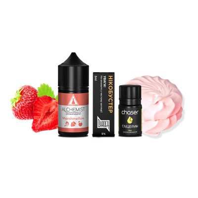 Набір для самозамішування Alchemist Salt Marshmellow (Маршмеллоу, 50 мг, 30 мл)