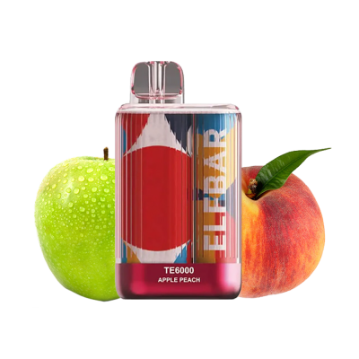 Elf Bar TE6000 color Apple Peach (Яблуко Персик) Одноразовий POD
