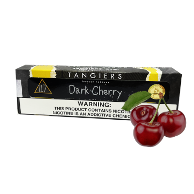 Табак Tangiers Noir №117 Dark Cherry (Дарк черри, 250 г) Чёрная упаковка