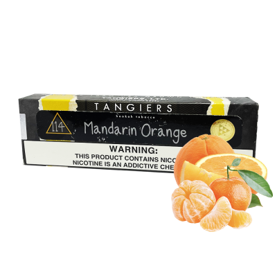 Табак Tangiers Noir №114 Mandarin Orange (Мандарин Апельсин, 250 г) Чёрная упаковка