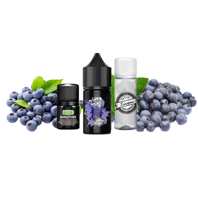 Набор для самозамеса Hype Kit Blueberry (Черника, 50 мг, 30 мл)