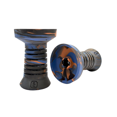 Глиняна чаша Lavart Caldera Oranight (помаранчевий із синім)