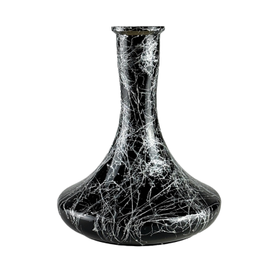Колба для кальяна Craft Silver Splash (Чёрный, серебристые разводы) 21775 Колба для кальяна Craft Silver Splash (Чёрный, серебристые разводы)
