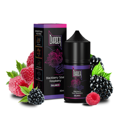 Жидкость Chaser Black Blackberry Sour Raspberry Balance (Ежевика Кислая Малина, 60 мг, 30 мл)