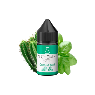 Жидкость Alchemist Salt Cactus Basil (Кактус Базилик, 35 мг, 30 мл)