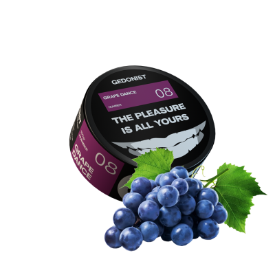 Тютюн Gedonist №08 Grape Dance (Виноград, 100 г)