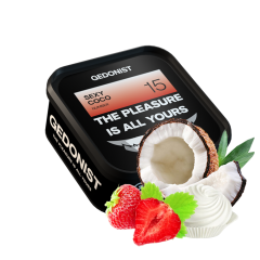 Тютюн Gedonist №15 Sexy Coco (Кокос Крем Полуниця, 200 г)