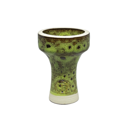 Глиняна чаша GrynBowls Killer Green Brown (Зелений Коричневий)