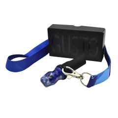 Персональний мундштук із кераміки Gusto Blue (Синій)