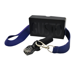 Персональный мундштук из керамики Gusto Black White (Белый с чёрным)