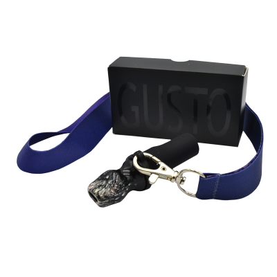 Персональный мундштук из керамики Gusto Black White (Белый с чёрным)