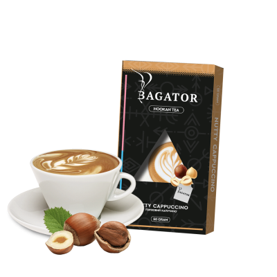 Кальянна чайна суміш Bagator Hookah Tea Nutty Cappuccino (Горіховий капучино, 50 г)
