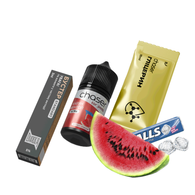 Набір для самозамішування Chaser Watermelon Menthol Ultra (Кавун Ментол, 50 мг, 30 мл)