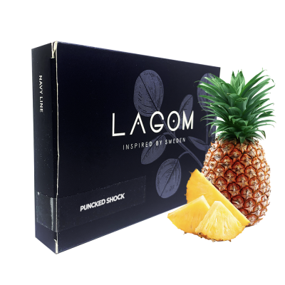 Тютюн Lagom Navy Puncked Shock (Ананас, 200 г)