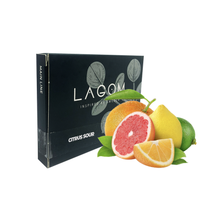 Тютюн Lagom Main Citrus Sour (Кислі Цитруси, 40 г)