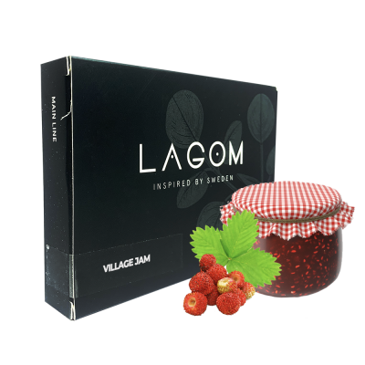 Тютюн Lagom Main Village Jam (Суничне Варення, 200 г)