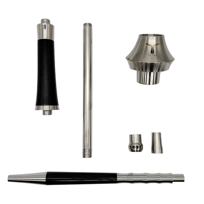 Кальян Totem Hookah Monolit Ultra Wood Black (чёрный, базовый комплект)