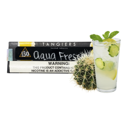 Табак Tangiers Noir №130 Aqua Fresca (Аква фреска, 250 г) Чёрная упаковка
