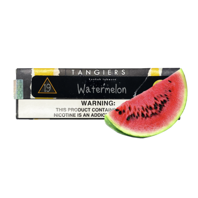 Табак Tangiers Noir №19 Watermelon (Арбуз, 250 г) Чёрная упаковка