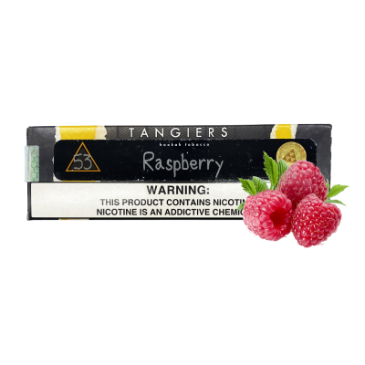 Табак Tangiers Noir №53 Raspberry (Малина, 250 г) Чёрная упаковка