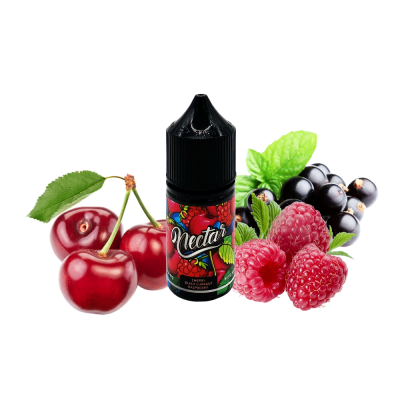 Жидкость Nectar Cherry black currant raspberry (Вишня Смородина Малина, 50 мг, 30 мл)