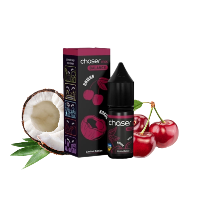 Рідина Chaser Mix Cherry Coconut Balance (Вишня Кокос, 60 мг, 10 мл)