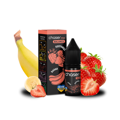 Жидкость Chaser Mix Strawberry Banana Balance (Клубника Банан, 60 мг, 10 мл)