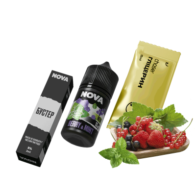 Набор для самозамеса Chaser Nova Berry&Mint (Ягоды Мята, 50 мг, 30 мл)