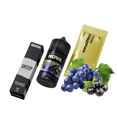 Набор для самозамеса Chaser Nova Blackcurrant&Grape (Смородина Виноград, 50 мг, 30 мл)