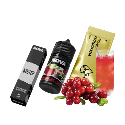 Набір для самозамішування Chaser Nova Cranberry&Mors (Журавлина Морс, 50 ​​мг, 30 мл)