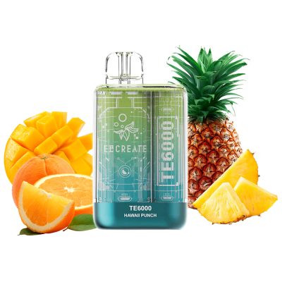 Elf Bar TE6000 Hawaii Punch (Тропічні фрукти) Одноразовий POD