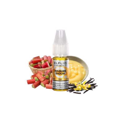 Рідина Elfliq Rhubarb Snoow (Заварний Крем Ревень, 50 мг, 10 мл)