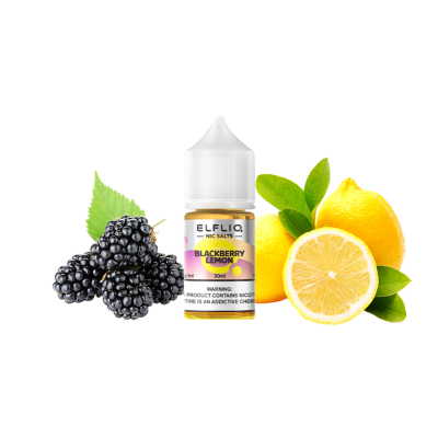 Жидкость Elfliq Blackberry Lemon (Черника Лимон, 50 мг, 30 мл)