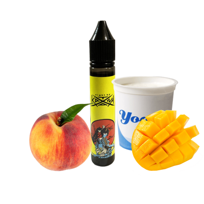 Жидкость Eight by Katana Peach Mango Yakult (Персик Манго Якульт, 50 мг, 30 мл)
