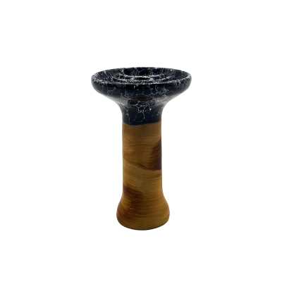 Глиняна чаша 2x2Hookah Sky Black White (Чорно-білий)