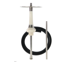 Кальян Totem Hookah Monolit Optima Silver Shine (бежевий, базовий комплект)