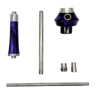 Кальян Totem Hookah Monolit Optima Space Black (чорний, базовий комплект)