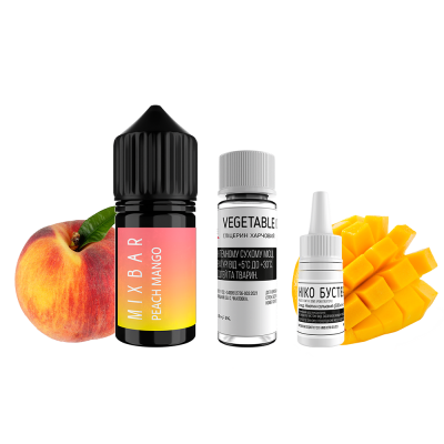 Набір для самозамішування Mix Bar Peach Mango (Персик Манго, 50 мг, 30 мл)