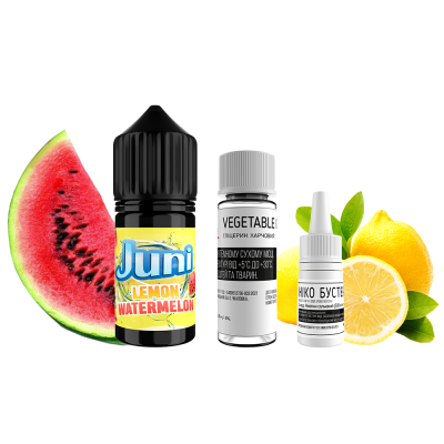 Набір для самозамішування Juni Watermelon Lemon (Кавун Лимон, 50 мг, 30 мл)