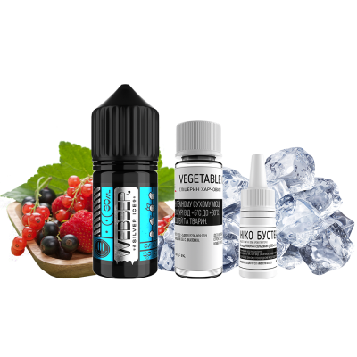 Набір для самозамішування Webber Silver Ice Berry Mix Cooler (Ягідний Мікс Льод, 50 мг, 30 мл)