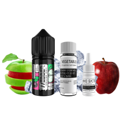 Набір для самозамішування Webber Silver Ice Double Apple (Подвійне Яблуко Лід, 50 мг, 30 мл)