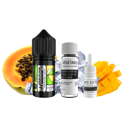 Набір для самозамішування Webber Silver Ice Mango Papaya (Манго Папайя Льод, 50 мг, 30 мл)