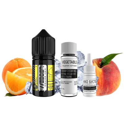 Набір для самозамішування Webber Silver Ice Orange Peach (Апельсин Персик Лід, 50 мг, 30 мл)