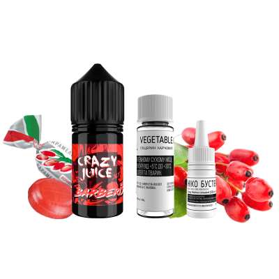 Набор для самозамеса Crazy Juice Barberis (Барбарис, 50 ​​мг, 30 мл)